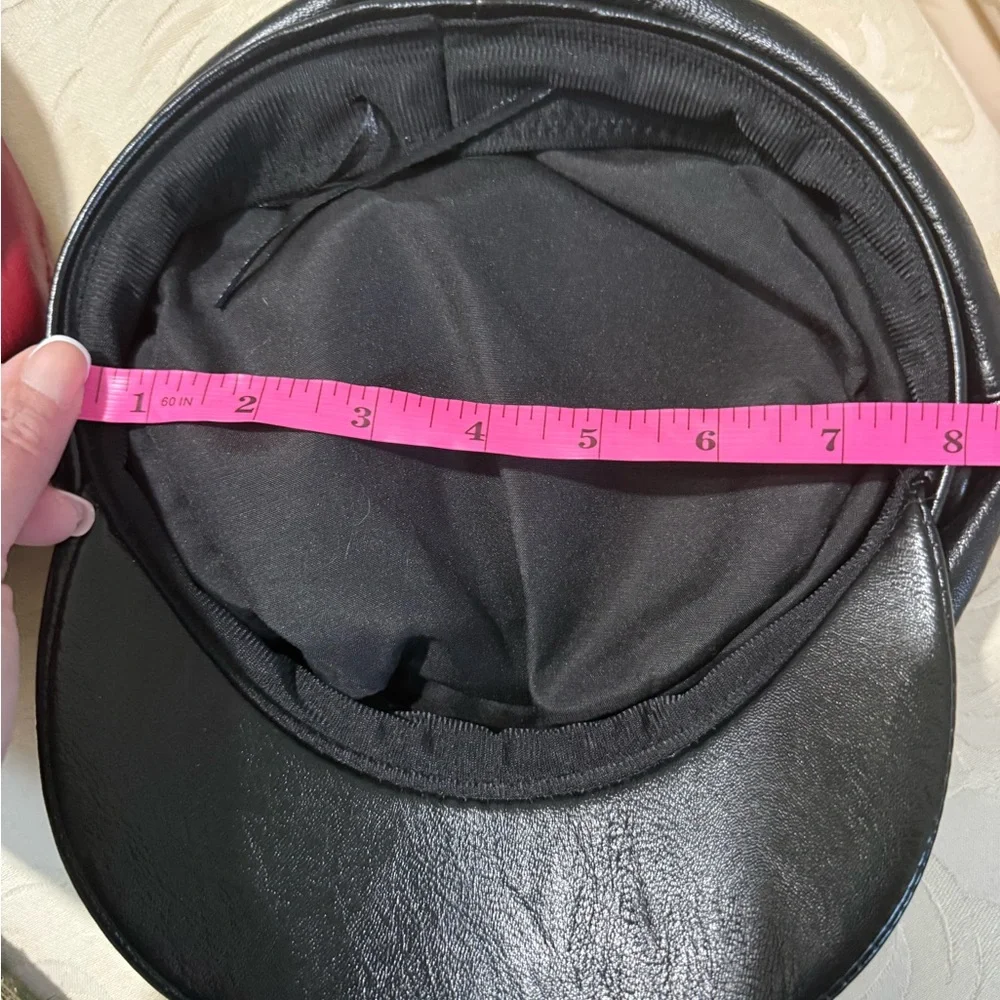 Lot of 5‎ Women’s Hats – Beret, Knit Beanies & Faux Leather Caps